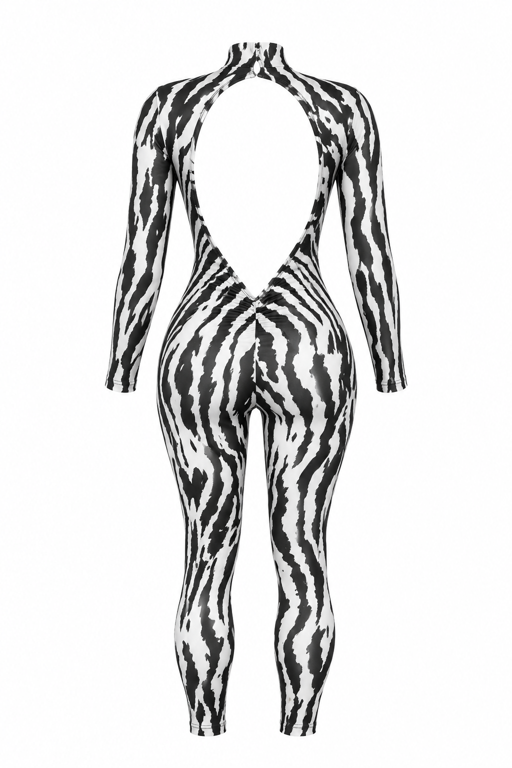 Zebra Print Jumpsuit