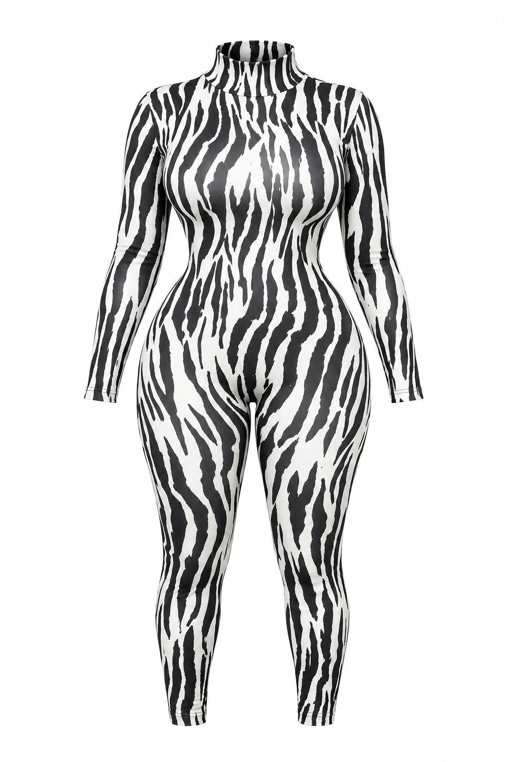 Zebra Print Jumpsuit